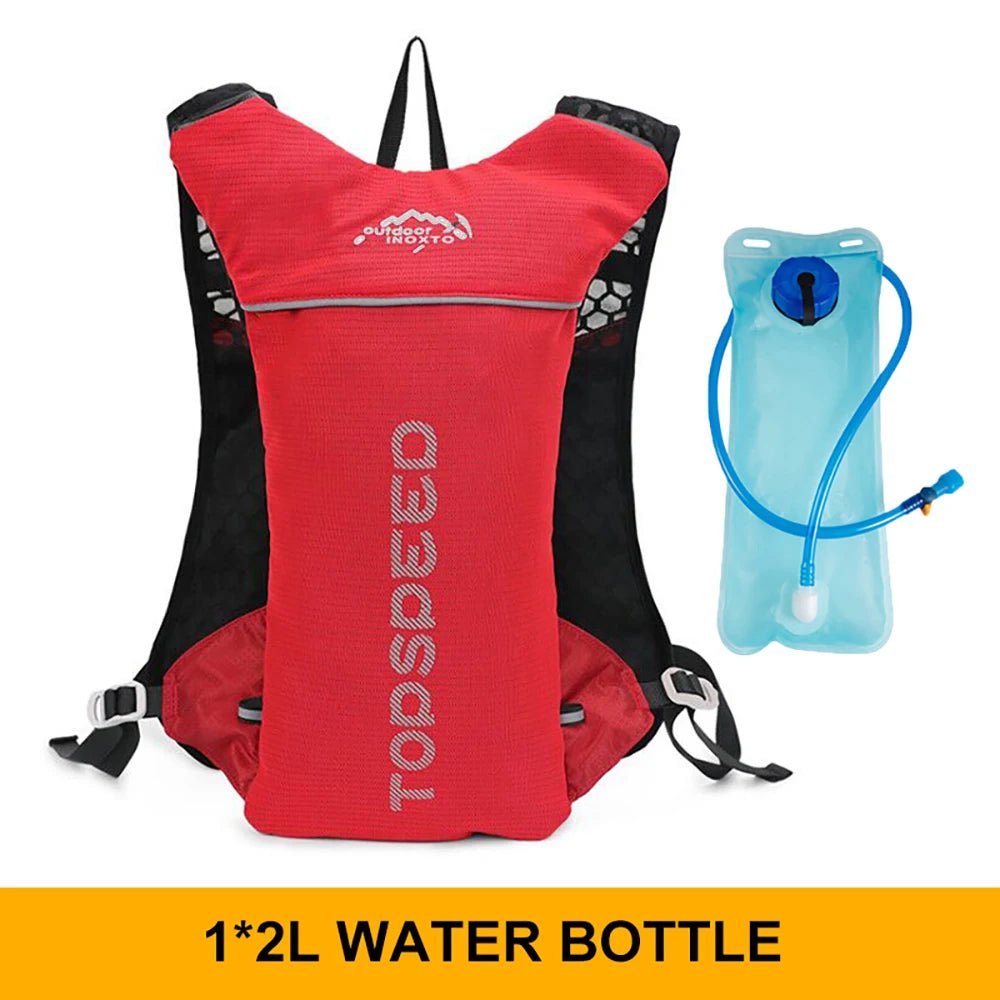 Outdoor 5L Ultralight Hydration Backpack for Men – Trail Running, Jogging, Marathon & Cycling Bag with 500ML Water Bottle - RELUX.STORE