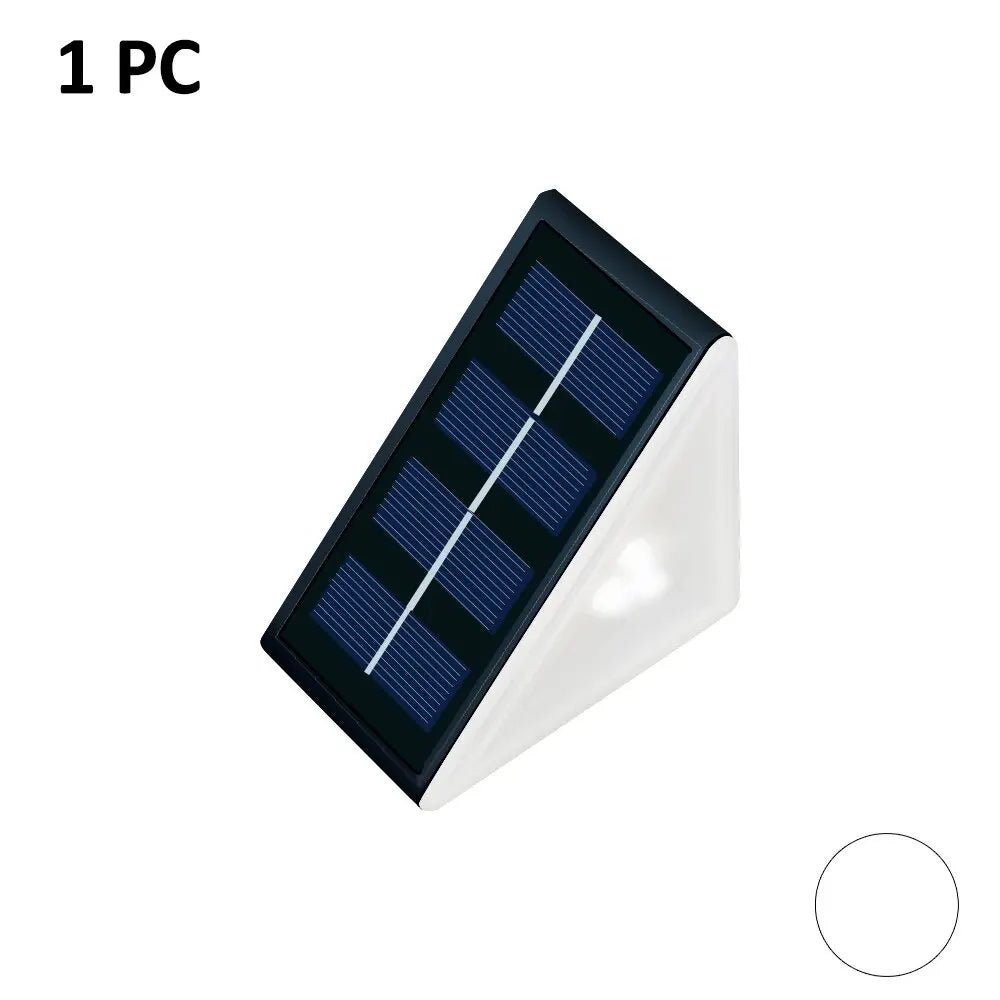 "Outdoor Solar Step Lights – Warm White & RGB, IP67 Waterproof, Auto - On LED Lights for Patio, Yard, Driveway & Porch Decoration" - RELUX.STORE