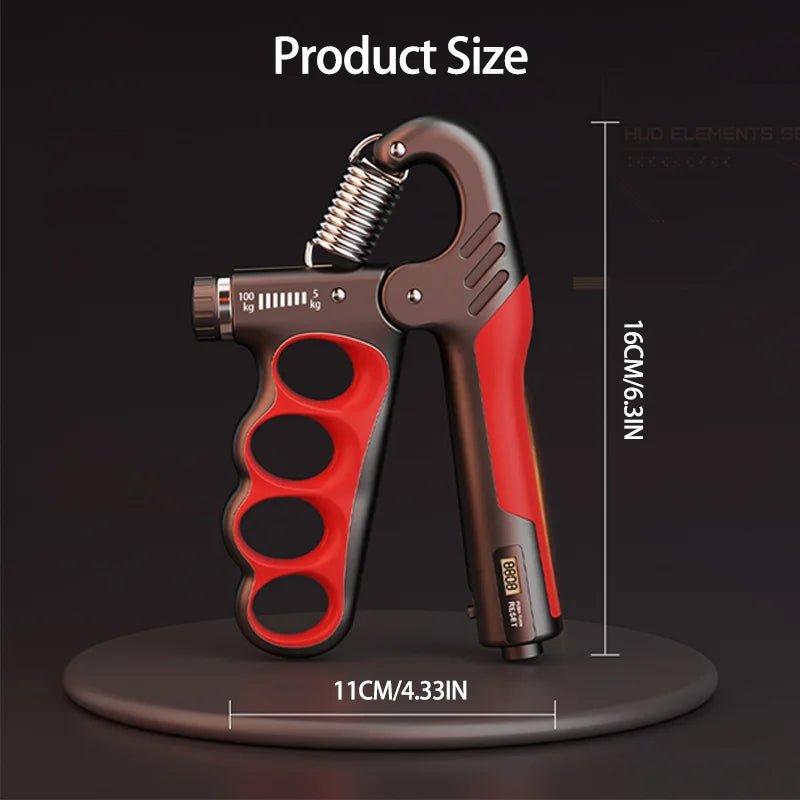 "OUZEY 5 - 100kg Adjustable Grip Strength Hand Exerciser – Wrist Expander & Muscle Recovery Trainer for Gym & Fitness by Relux.Store" - RELUX.STORE
