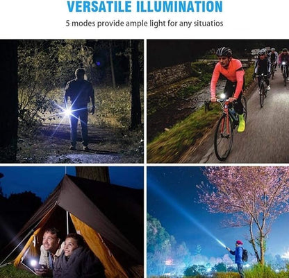 P90 LED Rechargeable Laser Flashlight - RELUX.STORE