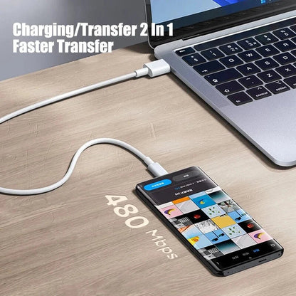 PD 60W USB - C to USB - C Fast Charging & Data Cable – 1M/2M/3M for iPhone 15/15 Pro, Huawei, Samsung, Xiaomi - RELUX.STORE