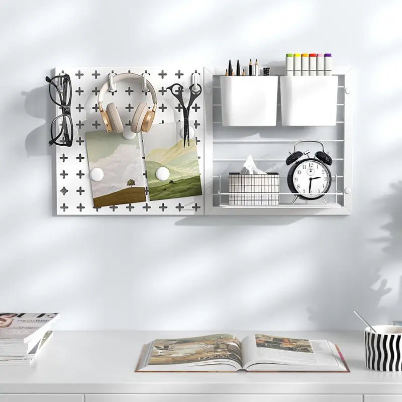 Pegboard Combination Kit Combination Wall Organizer with Magnets and Hooks - RELUX.STORE