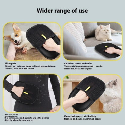 “Pet Hair Remover Gloves – Deshedding Mitt for Dogs, Cats & Rabbits, Effective Grooming for Long, Short & Curly Hair” - RELUX.STORE