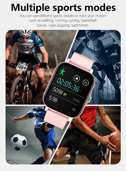 PHONEPACE Y13 Smart Watch with Call Function Fitness Tracker Heart Rate Monitor Alarm Clock for Outdoor Sports Monitoring - RELUX.STORE