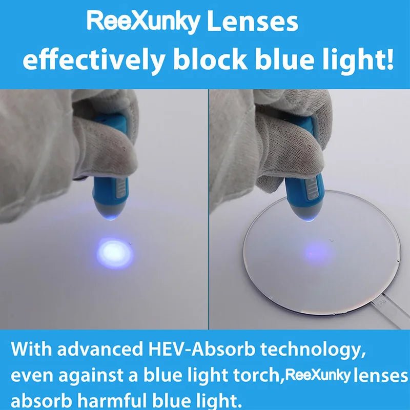 "Photochromic Anti - Blue Light Computer Glasses – Round Vintage Frame for Men & Women, Gaming & Eyestrain Protection" - RELUX.STORE