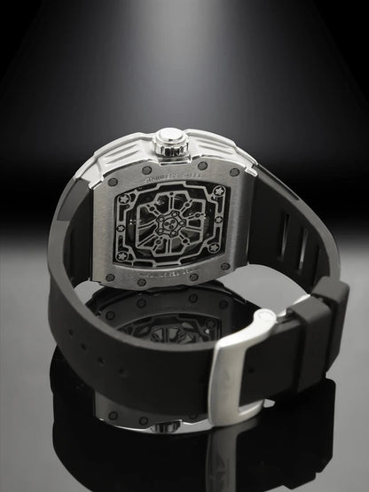 PINDU New Men Watch 50 Meter Waterproof Stainless Steel Case Luminous Sapphire mirror Dial Fashionable Men Mechanical Watch - RELUX.STORE