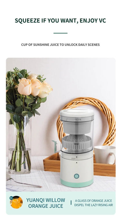 Portable Juice Juice Extractor Fully Automatic Fruit Household Juicer Automatic Orange Lemon Juice USB Extractor Extruder - RELUX.STORE