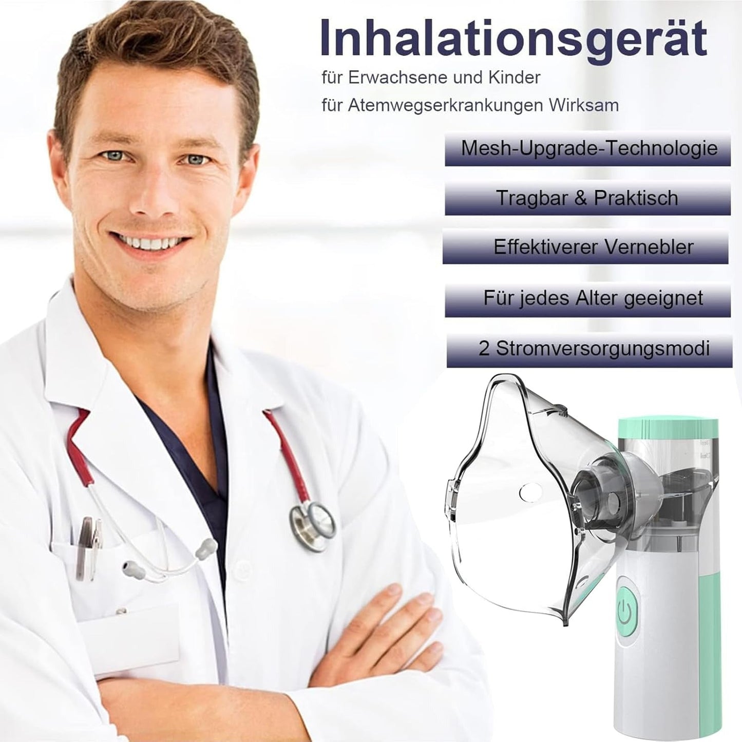 Portable Nebulizer for Adults and Children - RELUX.STORE