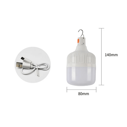 "Portable Rechargeable LED Camping Lantern – Dimmable Multifunctional Tent Light with Hook & USB Charging | Bright Outdoor Emergency Street Lamp for Hiking, Travel & Home Use" - RELUX.STORE