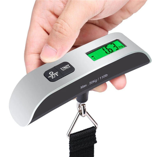 Portable Scale Digital LCD Display 110lb/50kg Electronic Luggage Hanging Suitcase Travel Weighs Baggage Bag Weight Balance Tools - RELUX.STORE