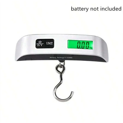 Portable Scale Digital LCD Display 110lb/50kg Electronic Luggage Hanging Suitcase Travel Weighs Baggage Bag Weight Balance Tools - RELUX.STORE
