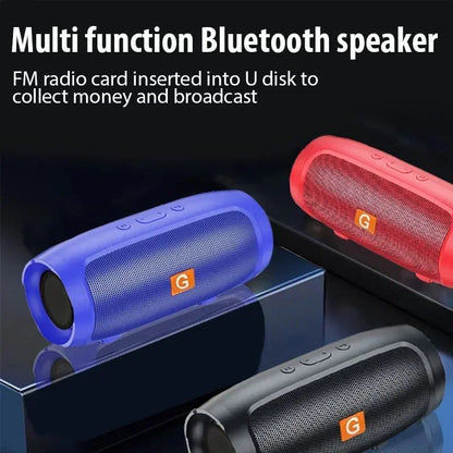 Portable Subwoofer Bluetooth Speakers Outdoor Stereo Surround Waterproof Loudspeaker Wireless Sound Box Support FM Radio TF Card - RELUX.STORE