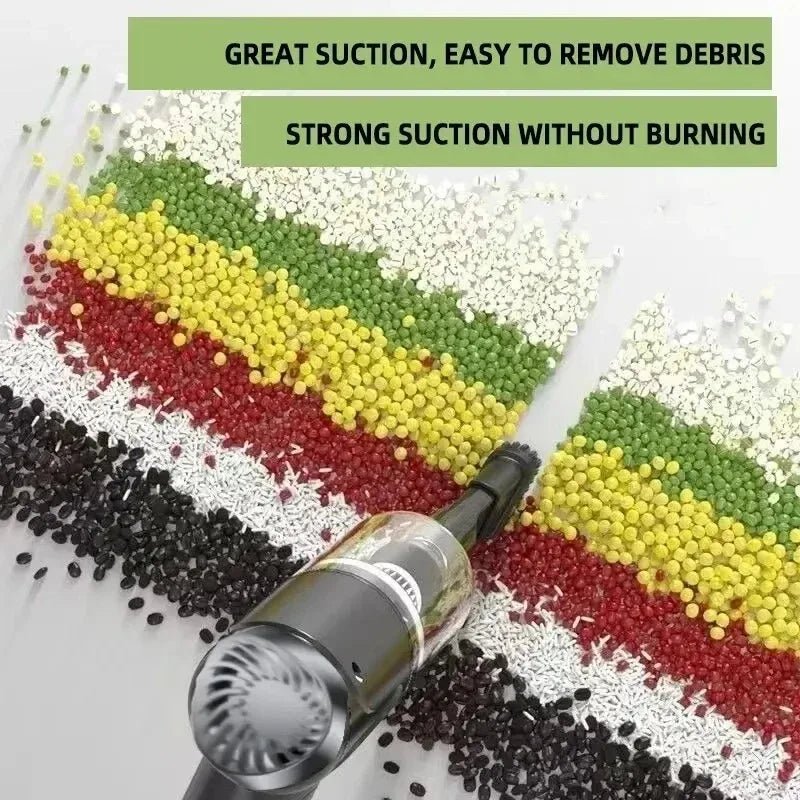 Portable Wireless Car Vacuum Cleaner Wireless Vacuum Cleaner Dual Use for Home and Car 120W High Power Powerful Vacuum Cleaner - RELUX.STORE