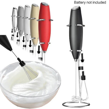Powerful Electric Milk Frother, Handheld Mini Whisk for Coffee, Latte, Cappuccino, Kitchen Tools, Household Essentials - RELUX.STORE