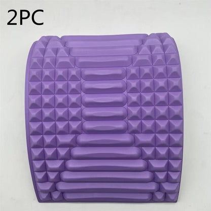 Premium Back Stretcher & Neck Lumbar Support Pillow – Ergonomic Massager for Back, Waist & Sciatica Pain Relief | Spine Alignment, Posture Correction & Deep Relaxation - RELUX.STORE