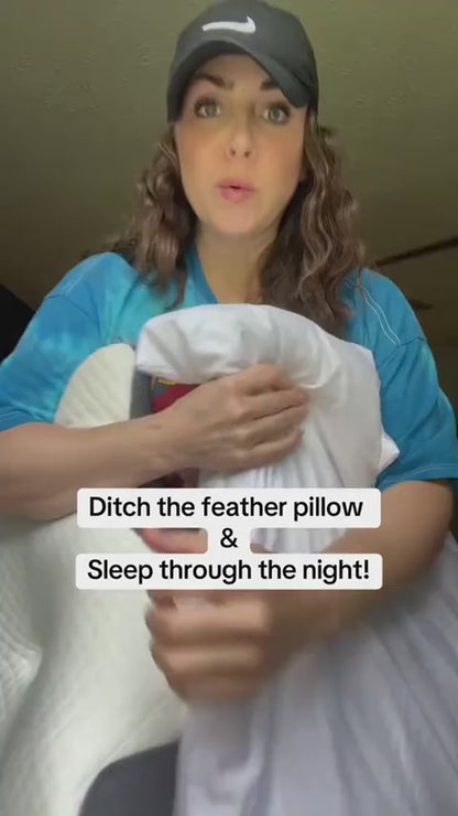 Relux Orthopedic Pillow for Side Sleepers – Memory Foam Cervical Support for Neck Pain Relief