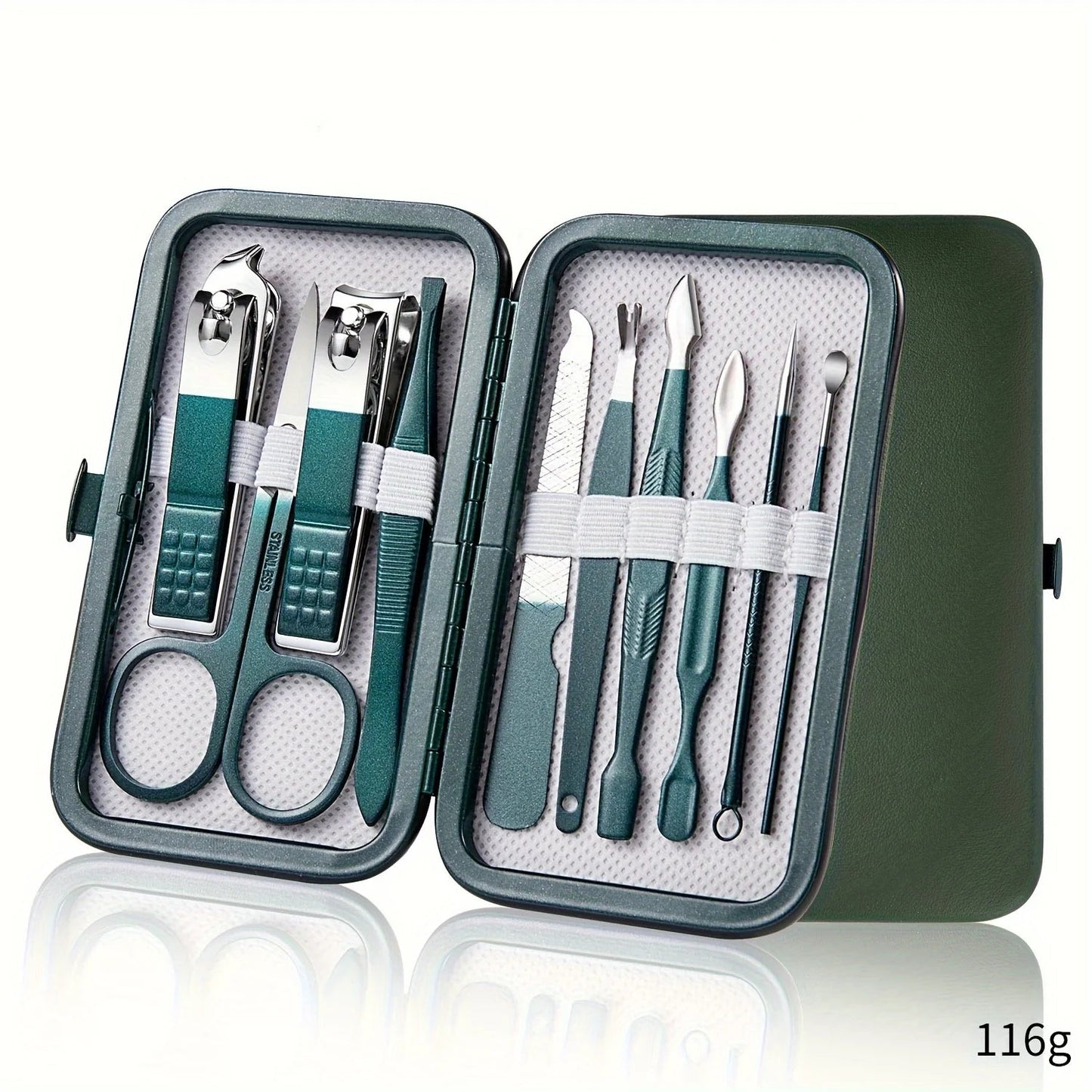 "Professional 7/10/12/18 - Piece Nail Care Kit – Stainless Steel Manicure & Pedicure Set with Travel Case for Home & Travel" ✅ - RELUX.STORE