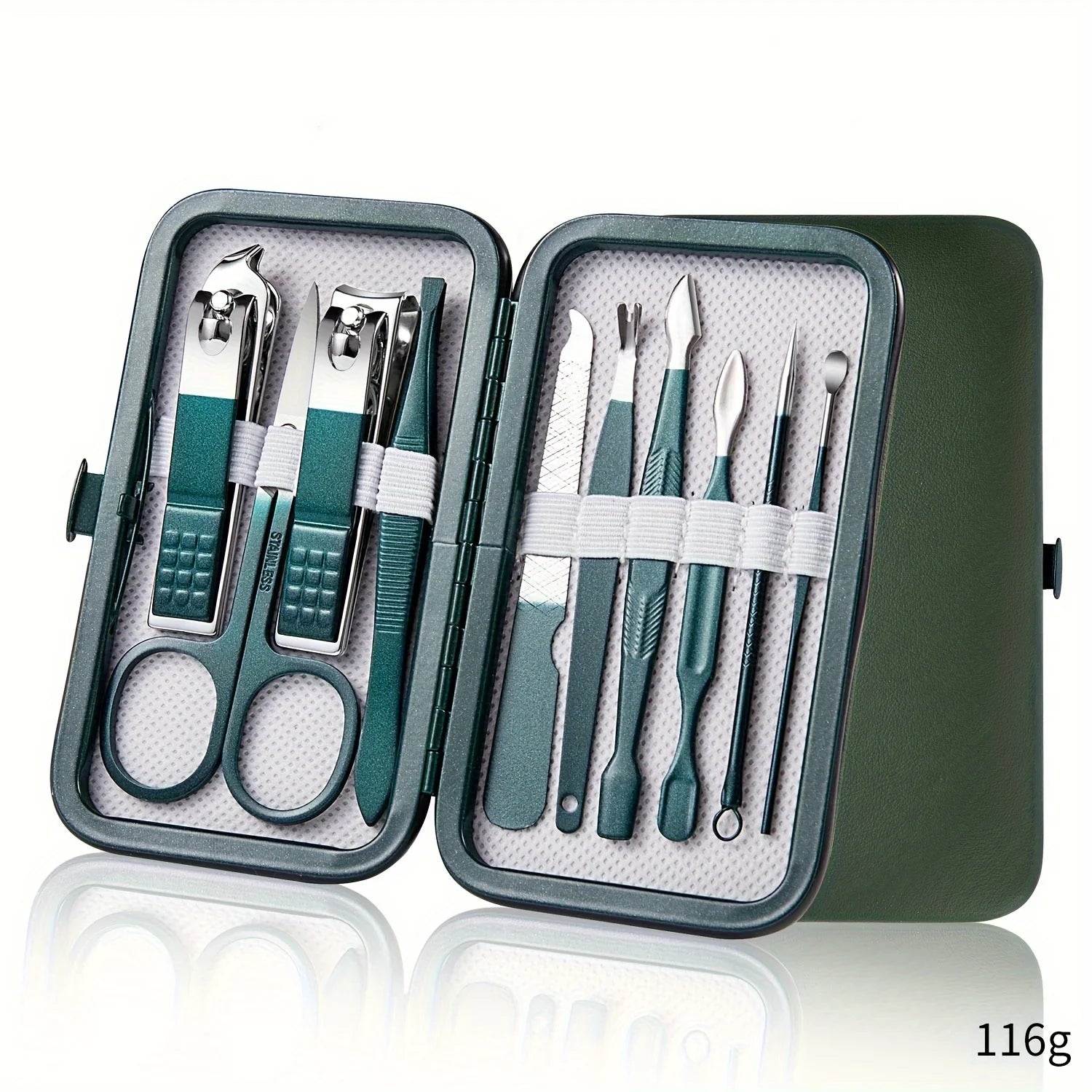 "Professional 7/10/12/18 - Piece Nail Care Kit – Stainless Steel Manicure & Pedicure Set with Travel Case for Home & Travel" ✅ - RELUX.STORE