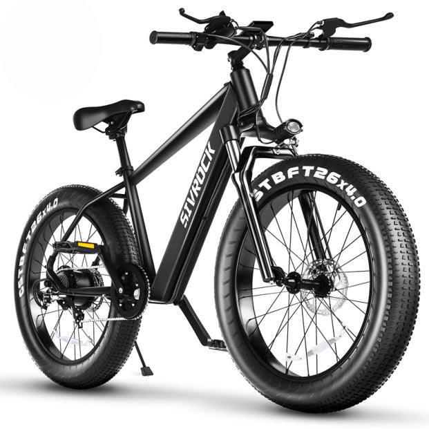Professional Electric Bike For Adults, 26 X 4.0 Inches Fat Tire Electric Mountain Bicycle, 1000W Motor 48V 15Ah Ebike For Trail Riding, Excursion And Commute, UL And GCC Certified - RELUX.STORE