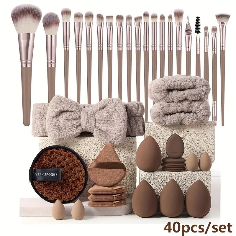 Professional Makeup Brush Set with 20/40 Tools, Various Specifications Available - RELUX.STORE