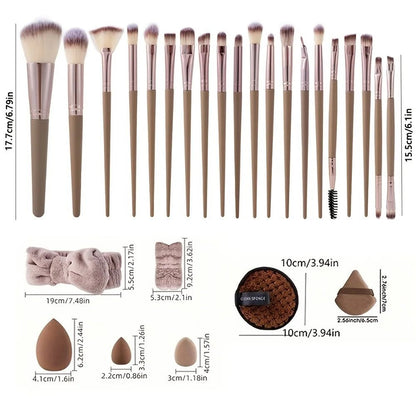 Professional Makeup Brush Set with 20/40 Tools, Various Specifications Available - RELUX.STORE
