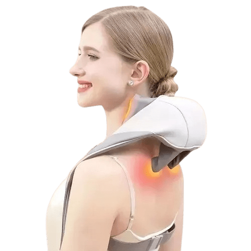 “Professional Wireless Neck, Shoulder & Back Massager – Deep Tissue Shiatsu Massager with Heat for Pain Relief & Relaxation” - RELUX.STORE