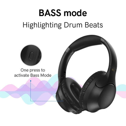 "QCY H2/H2 Pro Wireless Headphones – Bluetooth 5.3, BASS Mode, HiFi Stereo, Over - Ear Gaming Earphones with Dual Device Connect" - RELUX.STORE