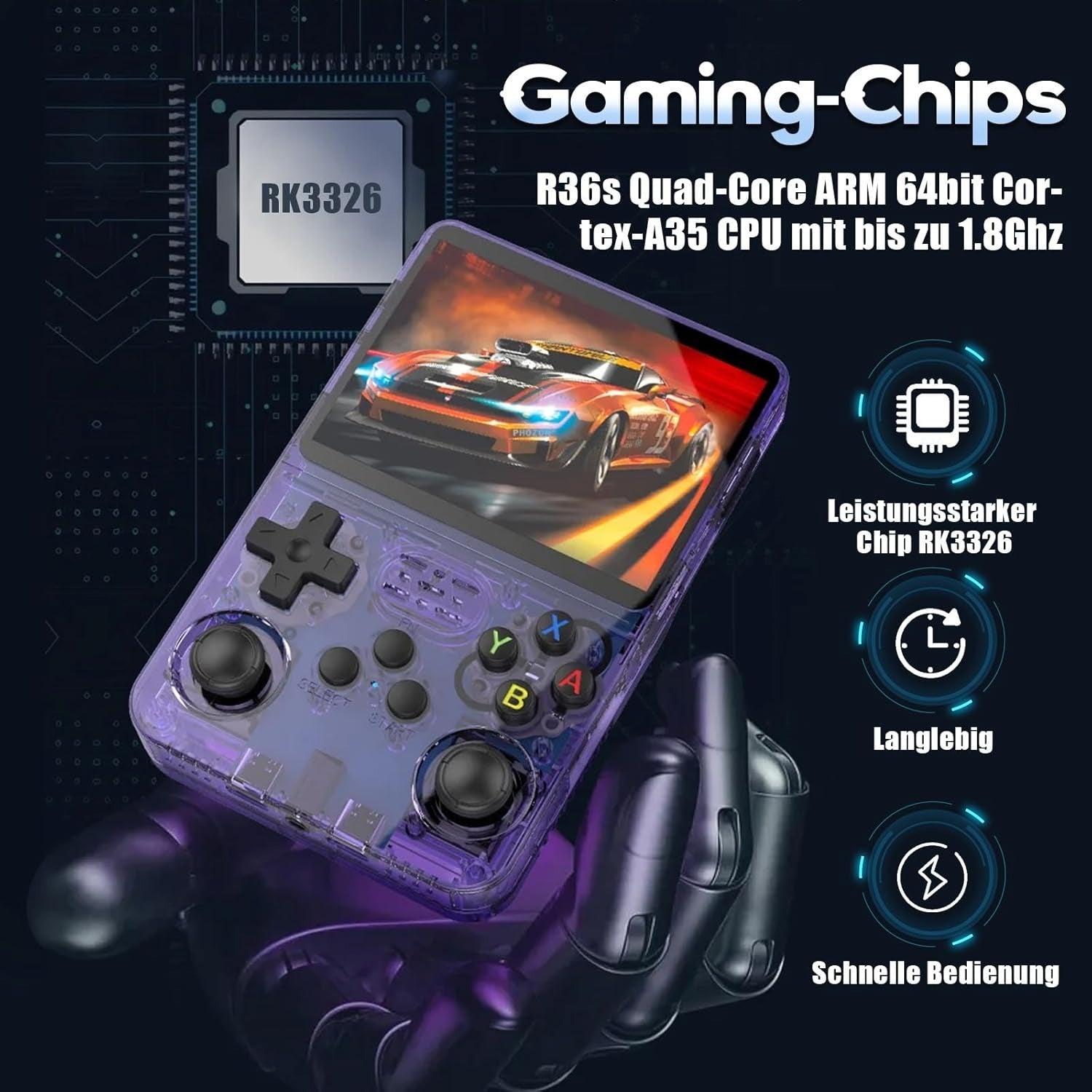 "R36S Retro Handheld Game Console – Classic 8 - Bit Gaming on the Go | Portable Pocket Game Player with Built - in Games" - RELUX.STORE