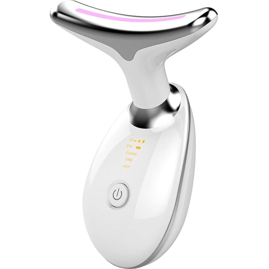 “Rechargeable LED Facial & Neck Massager – Anti - Aging Skin Care Device for Wrinkles, Fine Lines & Facial Rejuvenation” - RELUX.STORE