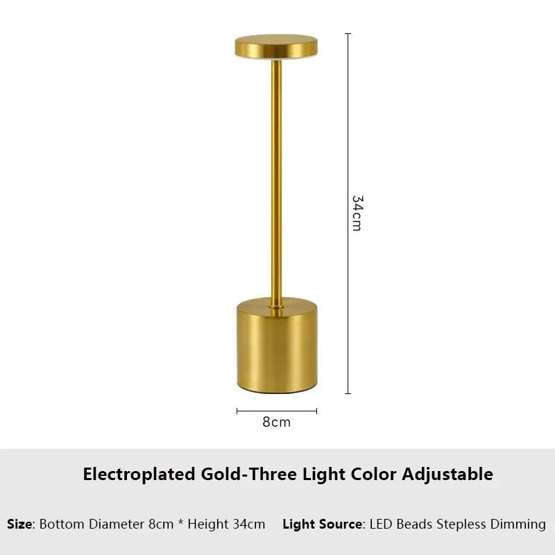 Rechargeable LED Night light Touch Table Lamp Writing Lamp Bedside Creative Ambient Lights Bar Outdoor Decoration Night Lighting - RELUX.STORE