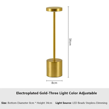 Rechargeable LED Night light Touch Table Lamp Writing Lamp Bedside Creative Ambient Lights Bar Outdoor Decoration Night Lighting - RELUX.STORE