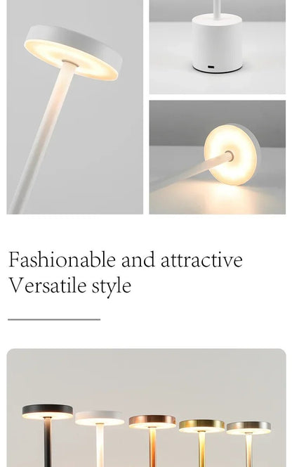 Rechargeable LED Night light Touch Table Lamp Writing Lamp Bedside Creative Ambient Lights Bar Outdoor Decoration Night Lighting - RELUX.STORE