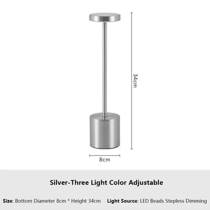 Rechargeable LED Night light Touch Table Lamp Writing Lamp Bedside Creative Ambient Lights Bar Outdoor Decoration Night Lighting - RELUX.STORE