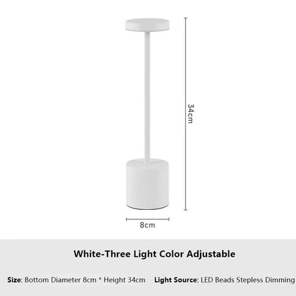 Rechargeable LED Night light Touch Table Lamp Writing Lamp Bedside Creative Ambient Lights Bar Outdoor Decoration Night Lighting - RELUX.STORE
