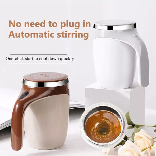 Rechargeable Model Automatic Stirring Cup Coffee Cup High Value Electric Stirring Cup Lazy Milkshake Rotating Magnetic Water Cup - RELUX.STORE