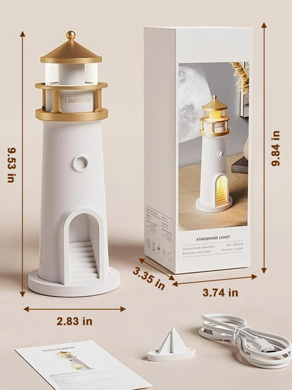 Rechargeable Moonlight Projector Night Light With Remote Control Children's Light House Desk Night Lamp Kids Gift Desktop Light - RELUX.STORE