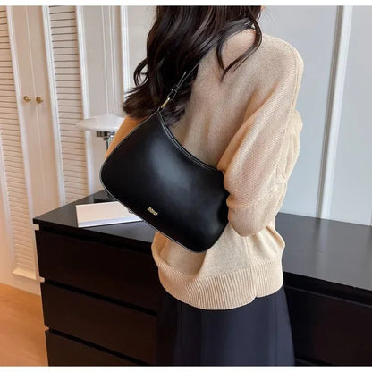 Red Underarm Shoulder Bags for Women 2024 New Texture Leather Crossbody Bag Luxury Designer Wedding Bride Handbags Sling Bag - RELUX.STORE
