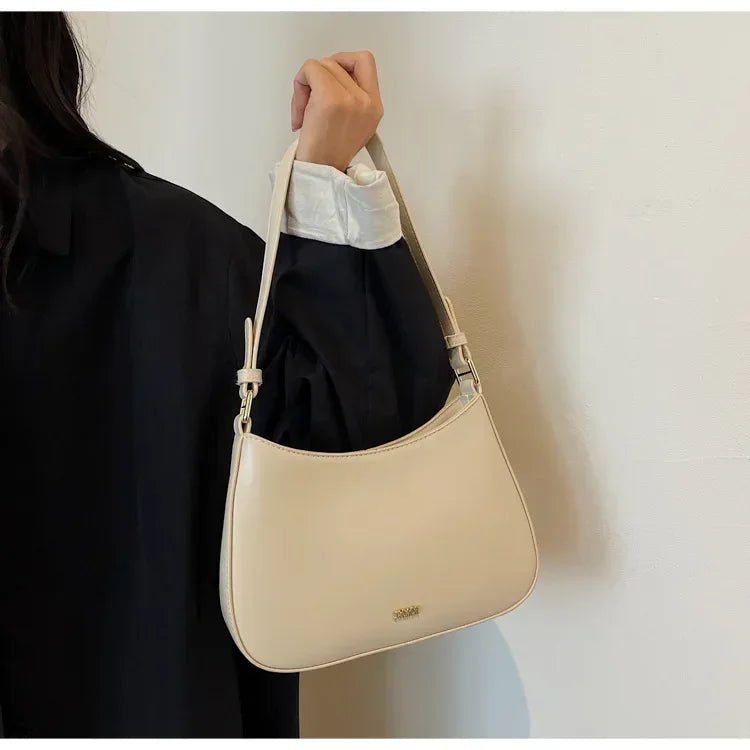 Red Underarm Shoulder Bags for Women 2024 New Texture Leather Crossbody Bag Luxury Designer Wedding Bride Handbags Sling Bag - RELUX.STORE