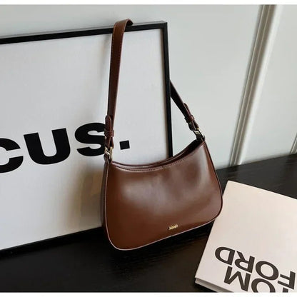 Red Underarm Shoulder Bags for Women 2024 New Texture Leather Crossbody Bag Luxury Designer Wedding Bride Handbags Sling Bag - RELUX.STORE
