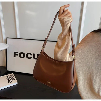 Red Underarm Shoulder Bags for Women 2024 New Texture Leather Crossbody Bag Luxury Designer Wedding Bride Handbags Sling Bag - RELUX.STORE
