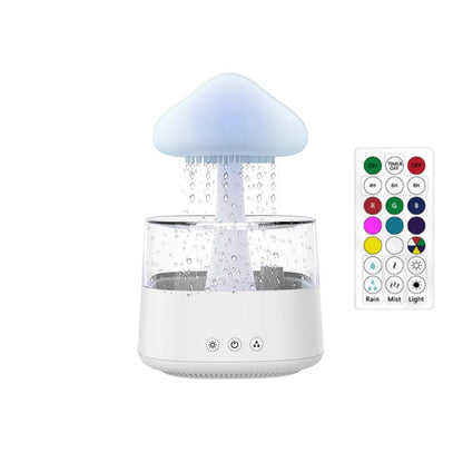 Relax Cloud Rain Ultrasonic Aroma Diffuser – Humidifier with Colorful LED Mood Lamp, Essential Oil Compatible, Quiet Aromatherapy for Home & Office - RELUX.STORE