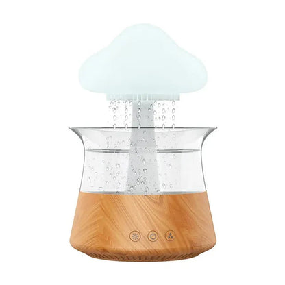 Relax Cloud Rain Ultrasonic Aroma Diffuser – Humidifier with Colorful LED Mood Lamp, Essential Oil Compatible, Quiet Aromatherapy for Home & Office - RELUX.STORE