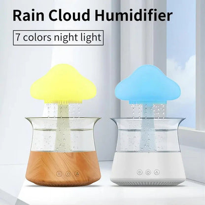 Relax Cloud Rain Ultrasonic Aroma Diffuser – Humidifier with Colorful LED Mood Lamp, Essential Oil Compatible, Quiet Aromatherapy for Home & Office - RELUX.STORE