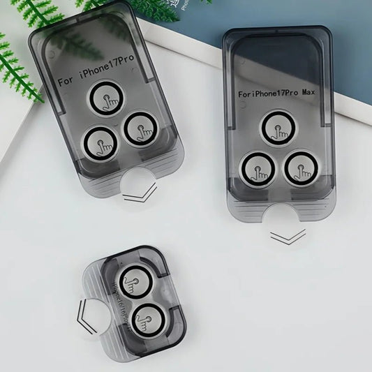 "Removable Camera Lens Protector for iPhone 17 Pro Max / 17 Air – Dust - Free Tempered Glass Back Lens Cover, Easy Install" 📱🛡️✨ - RELUX.STORE