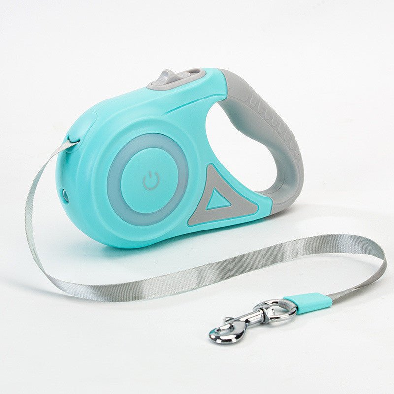 “Retractable Dog Leash & Collar Set with Spotlight – Automatic Pet Traction Rope for Small and Medium Dogs & Cats” - RELUX.STORE