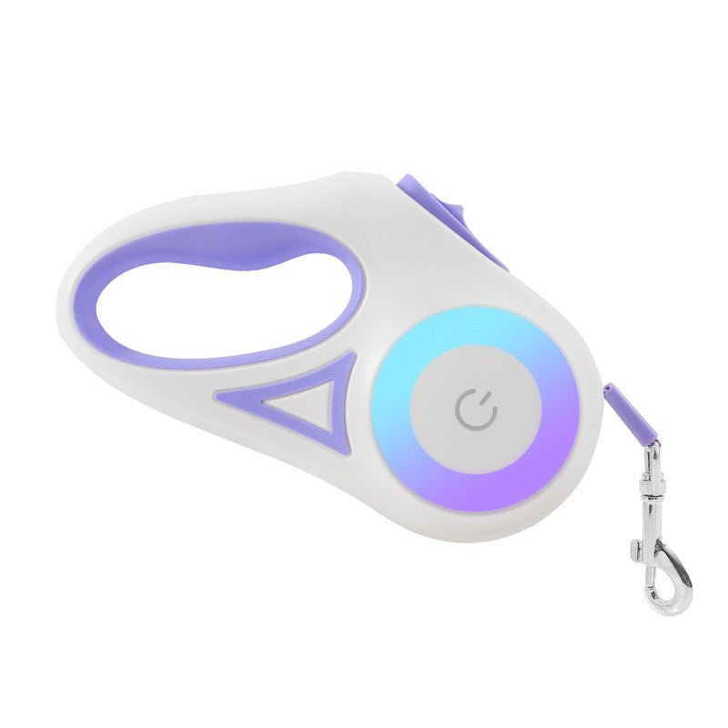 “Retractable Dog Leash & Collar Set with Spotlight – Automatic Pet Traction Rope for Small and Medium Dogs & Cats” - RELUX.STORE