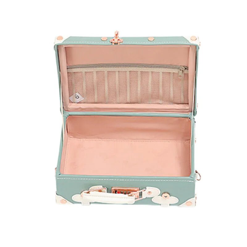 Retro PU Leather Cabin Bag Set - Women's TSA Lock Suitcase + Cosmetic Organizer, 4 Silent Wheels Spinner Luggage for Europe Trav - RELUX.STORERetro PU Leather Cabin Bag Set - Women's TSA Lock Suitcase + Cosmetic Organizer, 4 Silent Wheels Spinner Luggage for Europe Trav