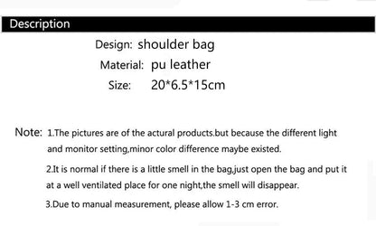Retro Solid Color PU Leather Shoulder Underarm Bag Women's Fashion Handbags Hobos Purses and Handbag Ladies Crossbody Bags - RELUX.STORE