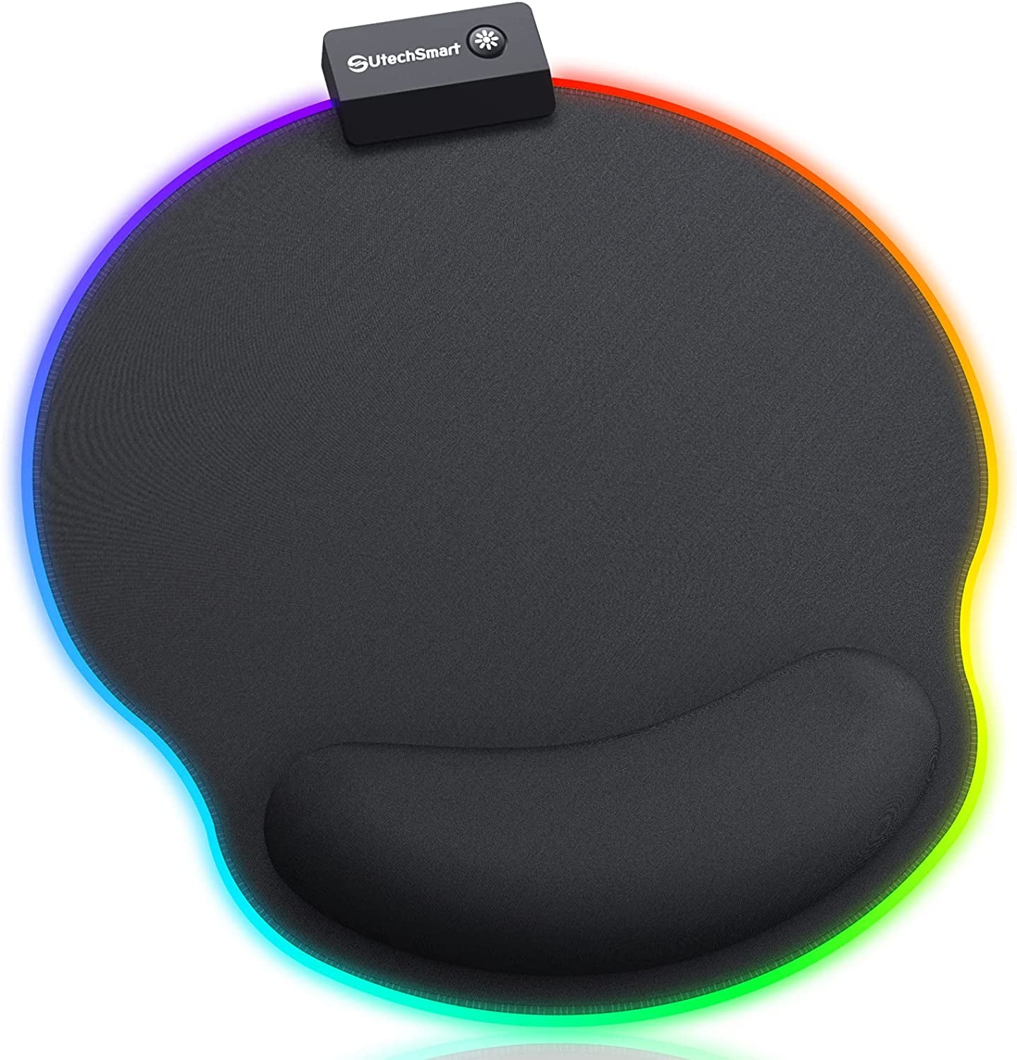 RGB Gaming Mouse Pad – Large Extended Soft LED Mouse Mat with 14 Lighting Modes & 2 Brightness Levels, 31.5×11.8 in (800×300mm) Keyboard Mousepad - RELUX.STORE
