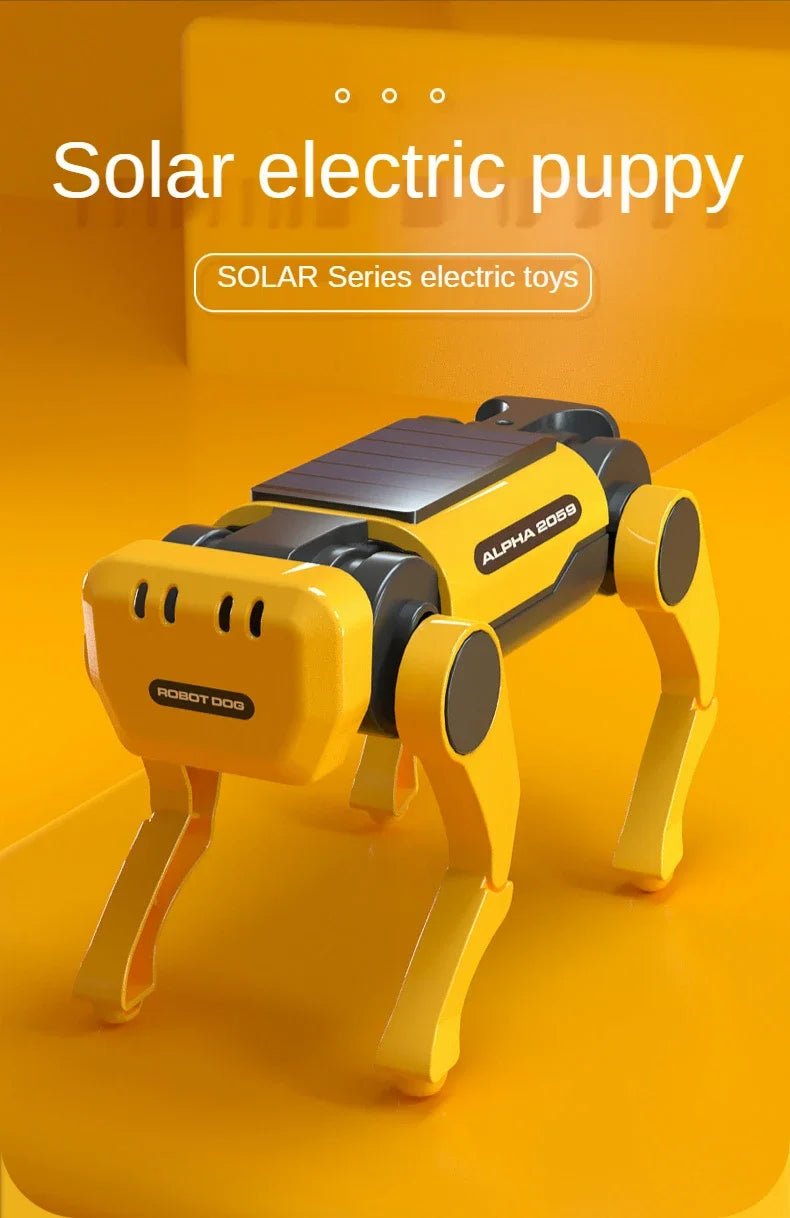 Robot Dog Science Experiment Kit – Solar Powered DIY Puppy STEM Toy for Kids, Educational Science Project & Christmas Gift - RELUX.STORE
